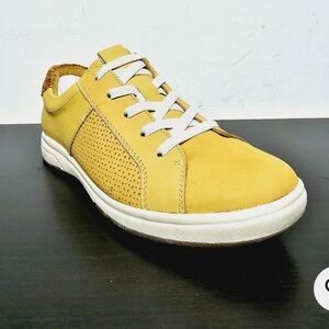 Earth Origins Lace-Up Leather Sneakers - Elson Wide - Size 8.5